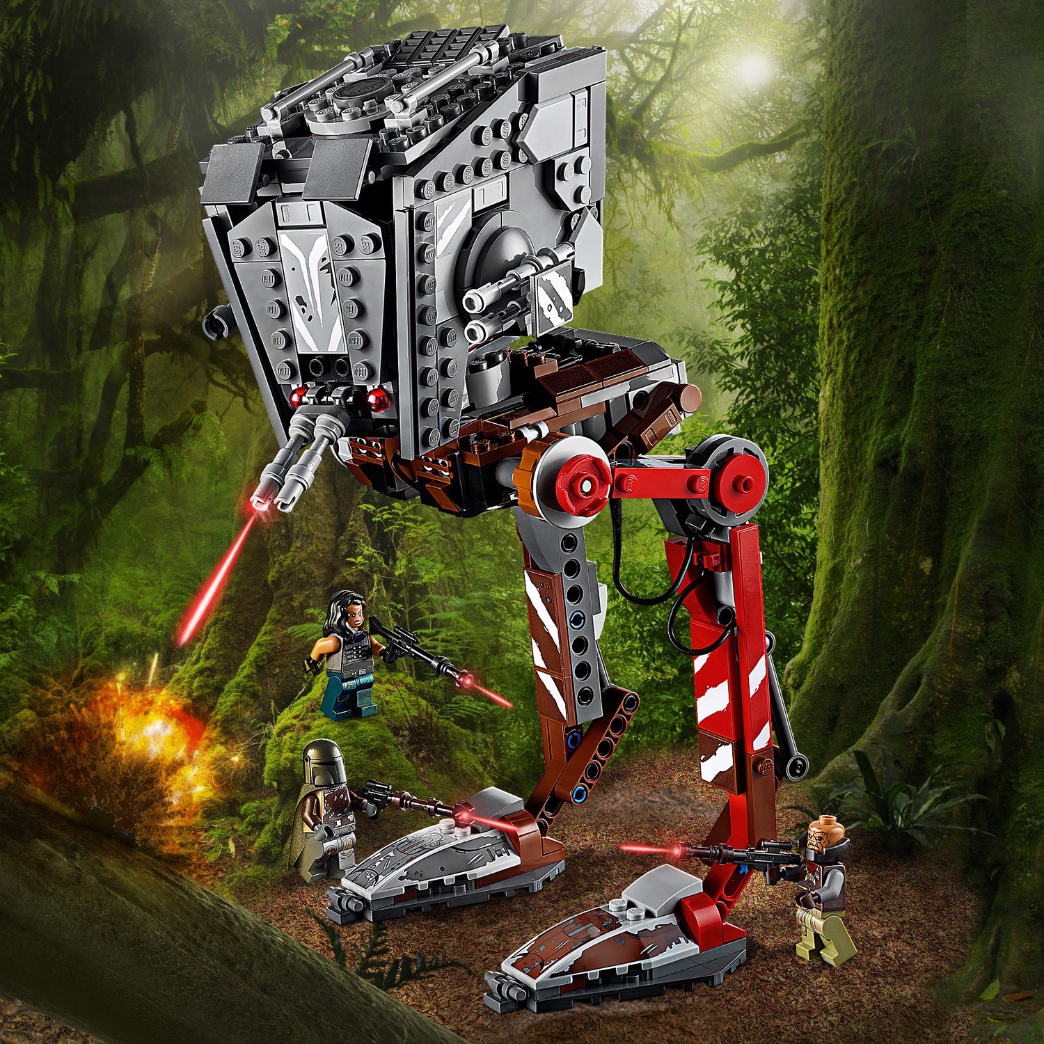 Конструктор LEGO Star Wars Диверсионный AT-ST 540 дет. - фото 8