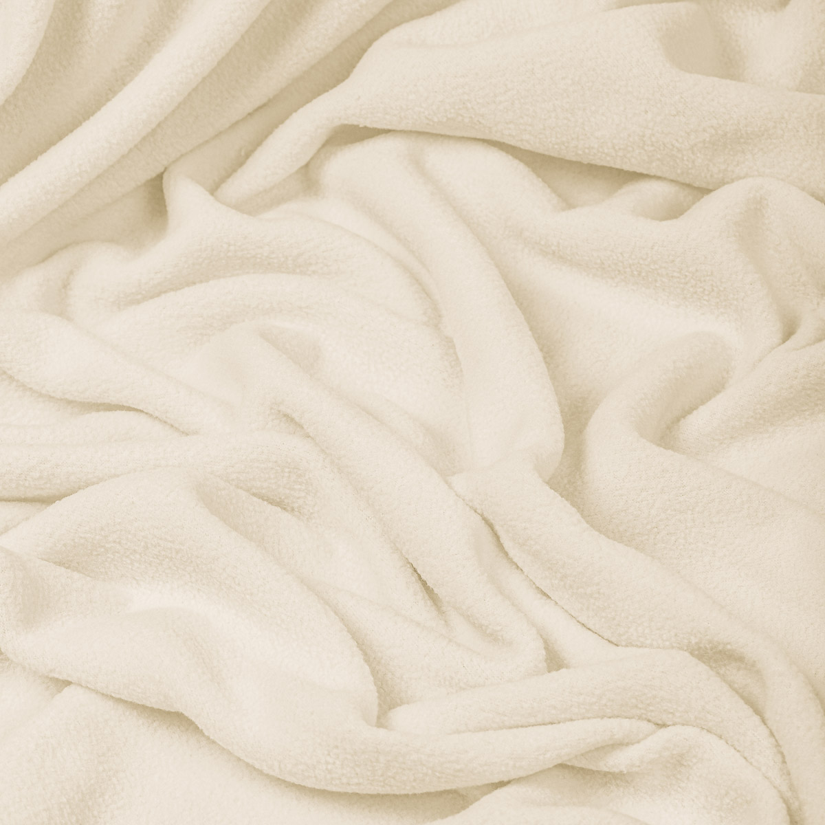 Ткань TBY флис полиэстр ширина 150см цвет молочный - фото 4