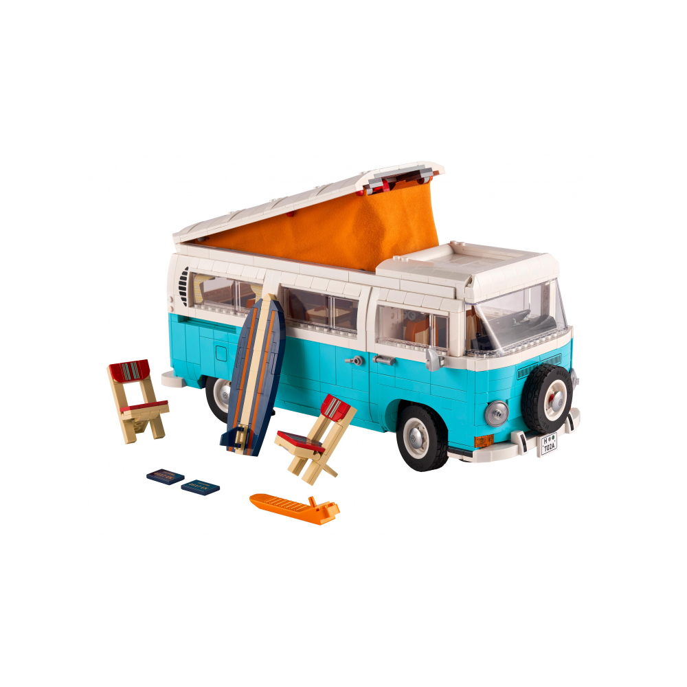 Конструктор LEGO Icons Фургон Volkswagen T2 Camper 1677 дет. - фото 2