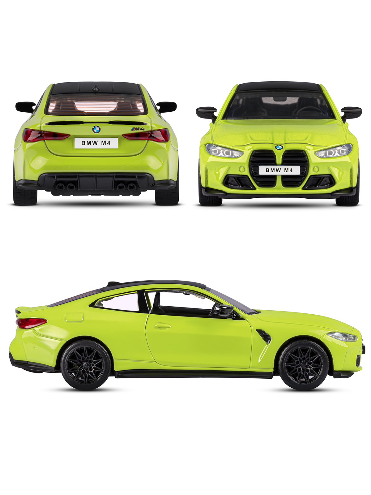 Автомобиль АВТОпанорама BMW M4 (G82) 1:32 JB1251595 - фото 10