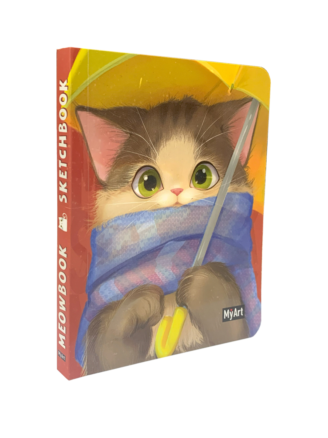 Скетчбук Проф-Пресс карманный блокнот Meowbook. А6 80 лист. 1 шт. - фото 6