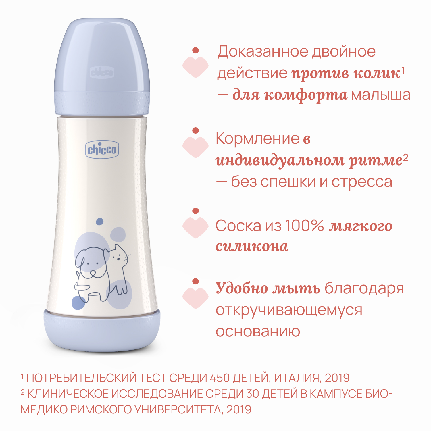 Бутылочка Chicco 300 мл - фото 3