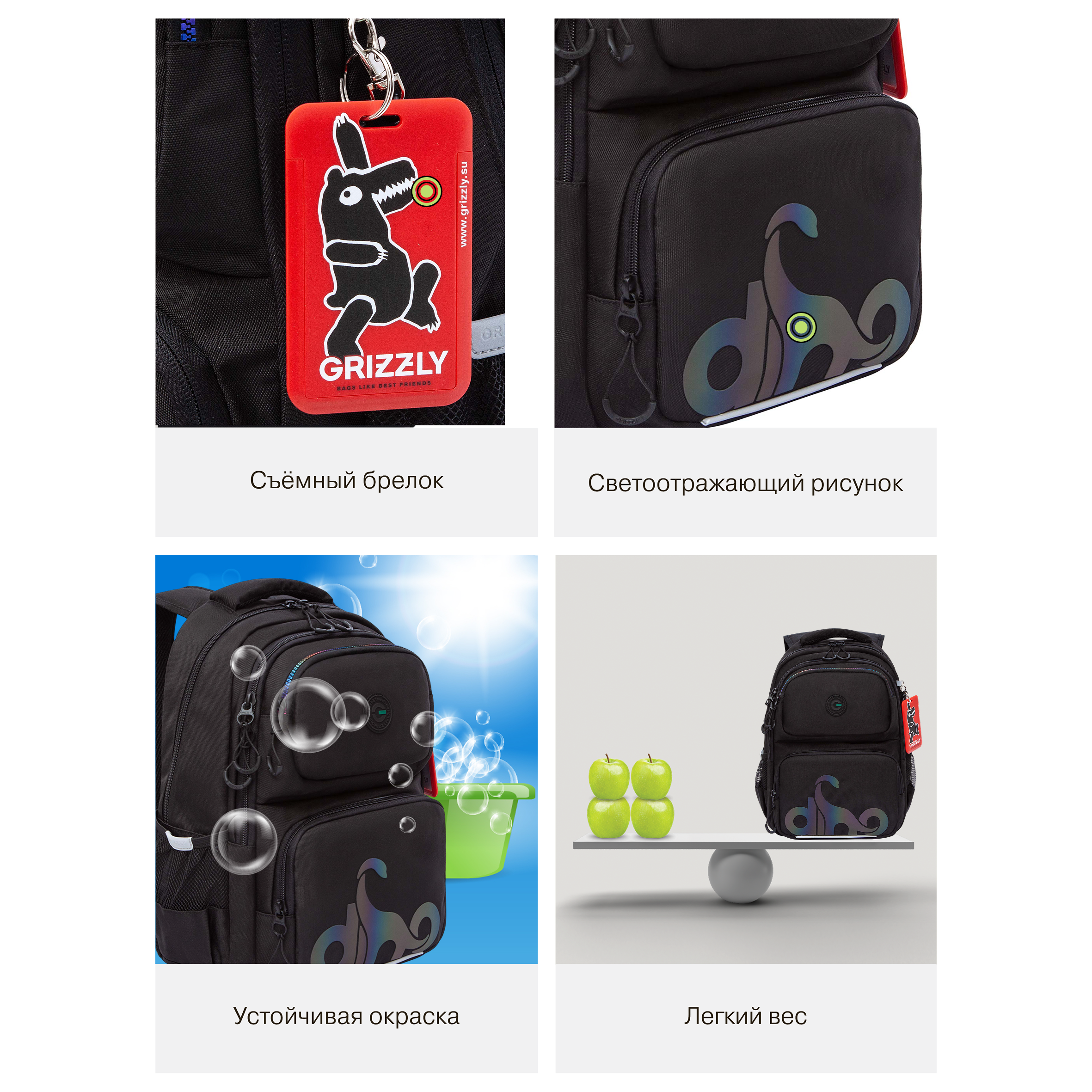 Рюкзак Grizzly Дино - фото 10