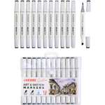 Скетчмаркеры deVENTE двусторонние 12 шт.