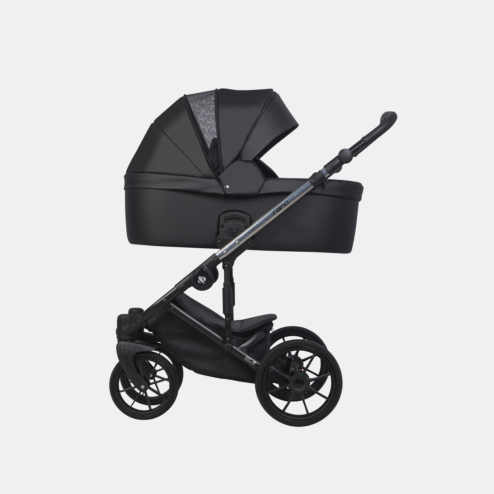 Коляска 2в1 Riko Nano Thermo черный - фото 4