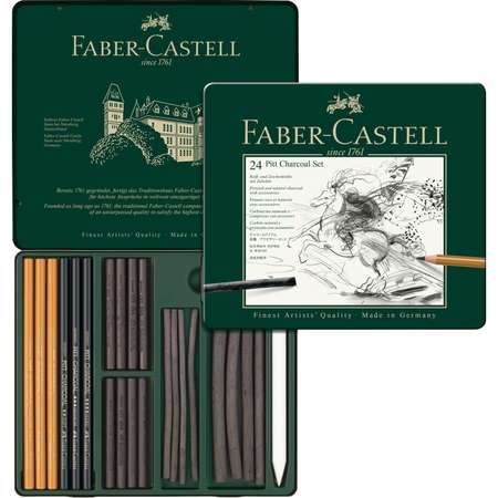 Уголь Faber Castell 24 шт.