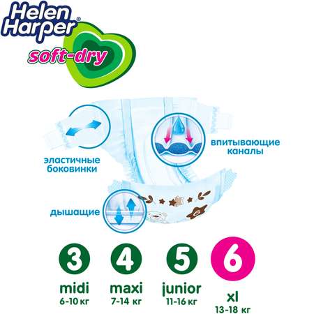 Подгузники Helen Harper XL 40 шт.