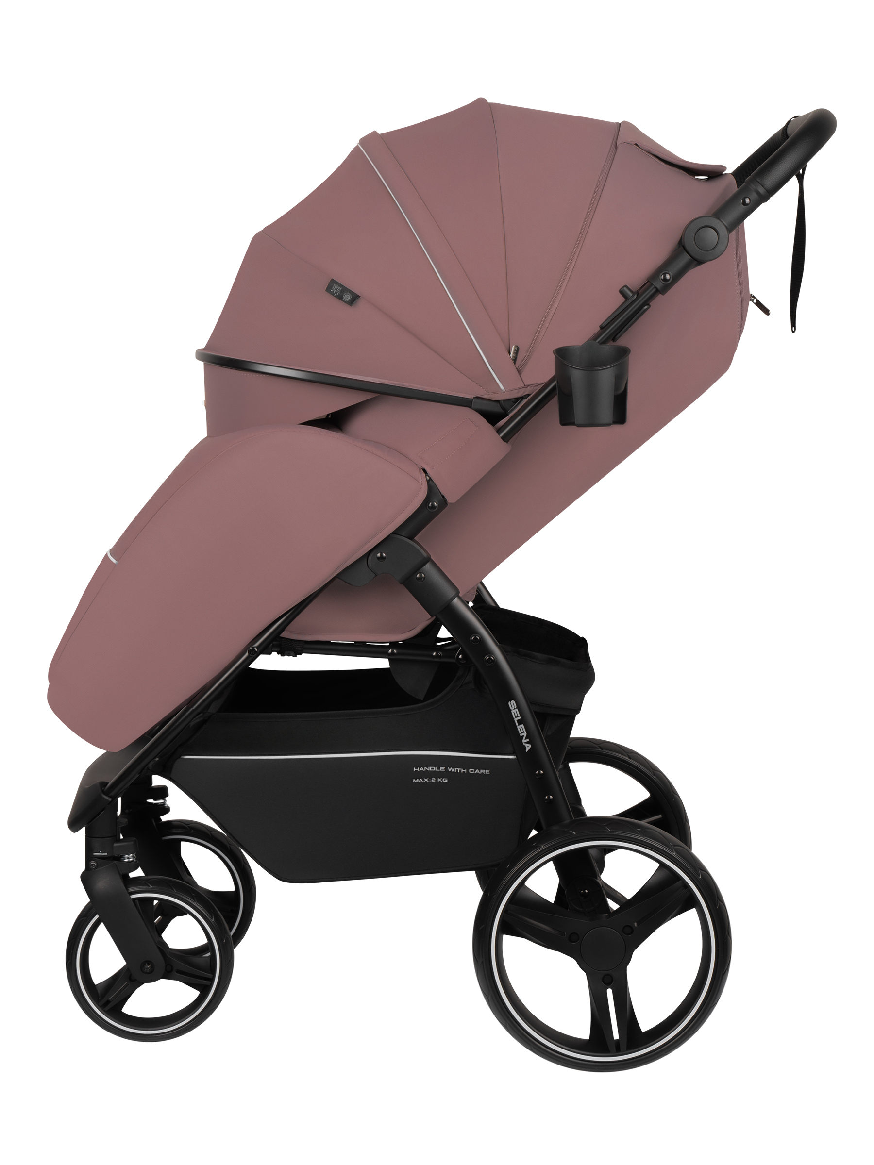 Коляска прогулочная JOVOLA SELENA 2026 всесезонная розовый - фото 5