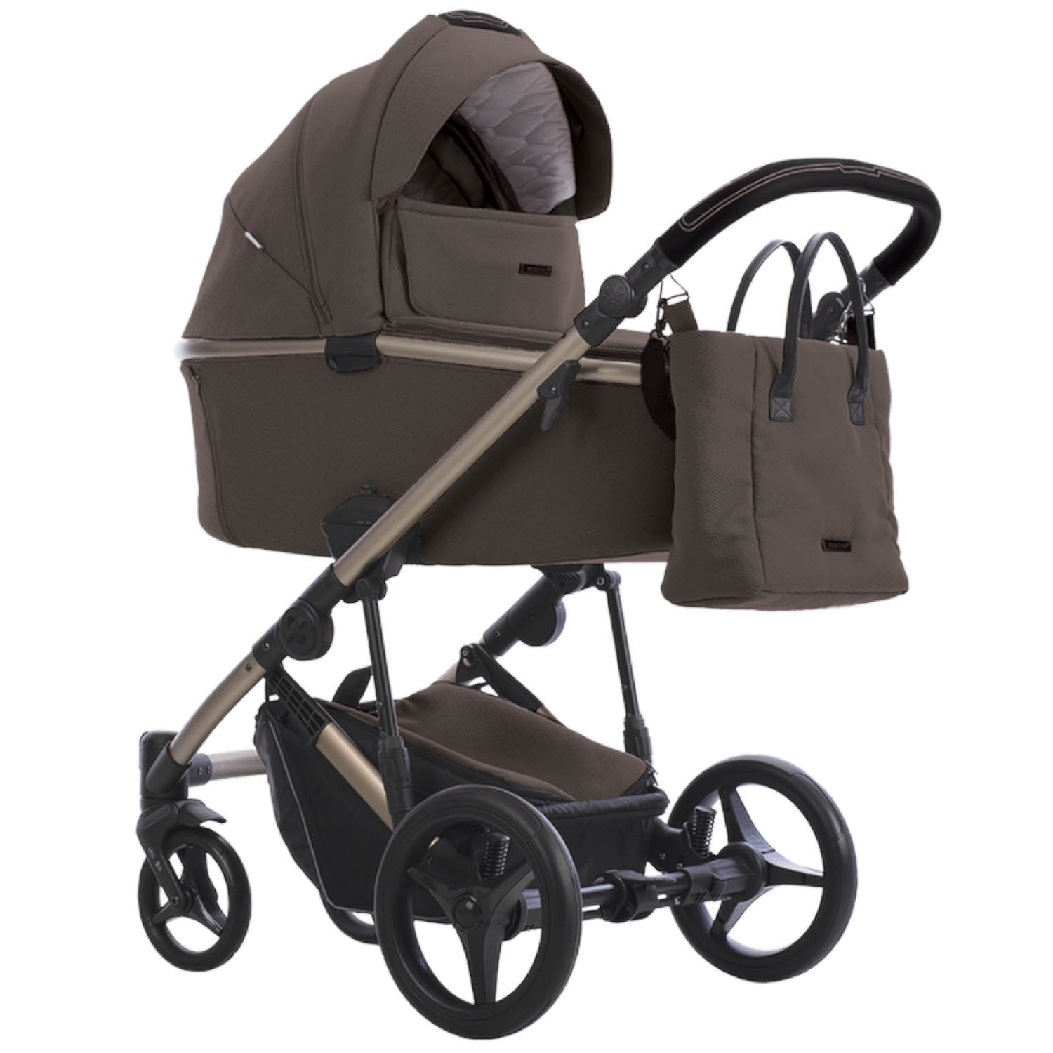 Коляска 2в1 Bebetto Loren Sand коричневый - фото 1