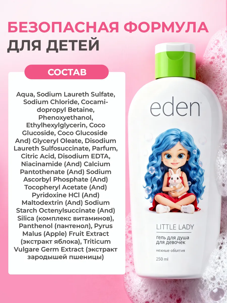 Набор EDEN Распутанная история шампунь, гель, спрей - фото 15