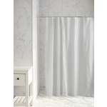 Шторка для ванной и душа DeNASTIA mat stripe 180x200 см ПЕВА серый S000136