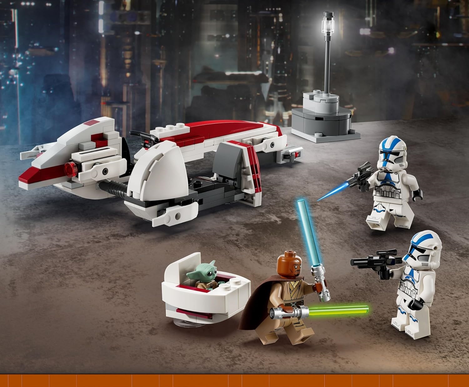 Конструктор LEGO Star Wars Побег на спидере блочный - фото 6