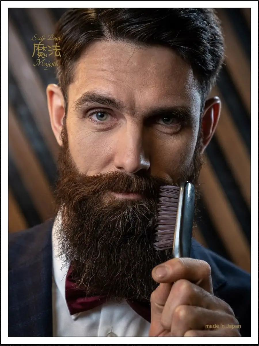 Массажная расческа Majestic черный - фото 14