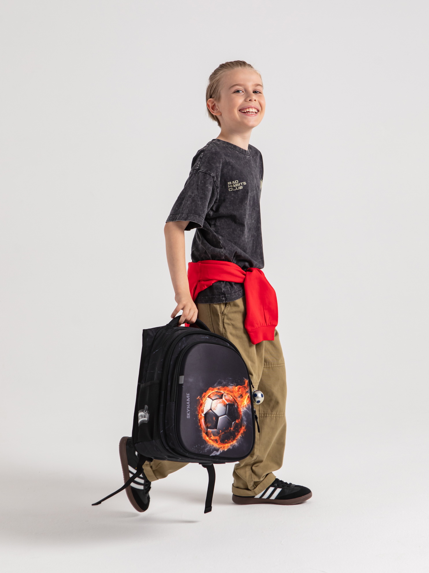 Рюкзак SkyName анатомическая спинка + брелок - фото 5