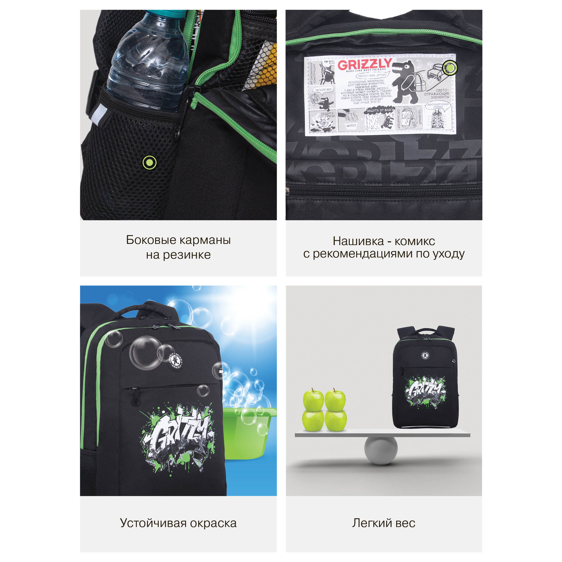 Рюкзак Grizzly для мальчика - фото 14