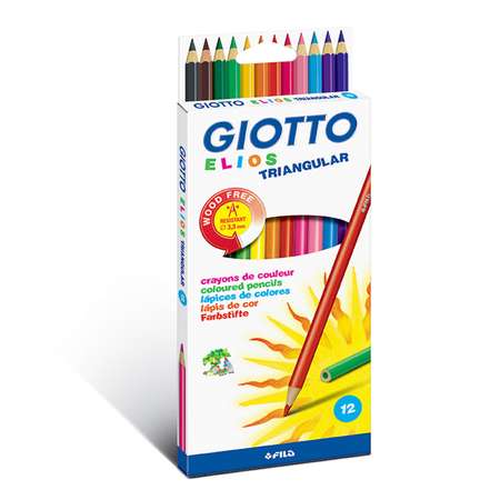 Карандаши цветные GIOTTO 12 шт.