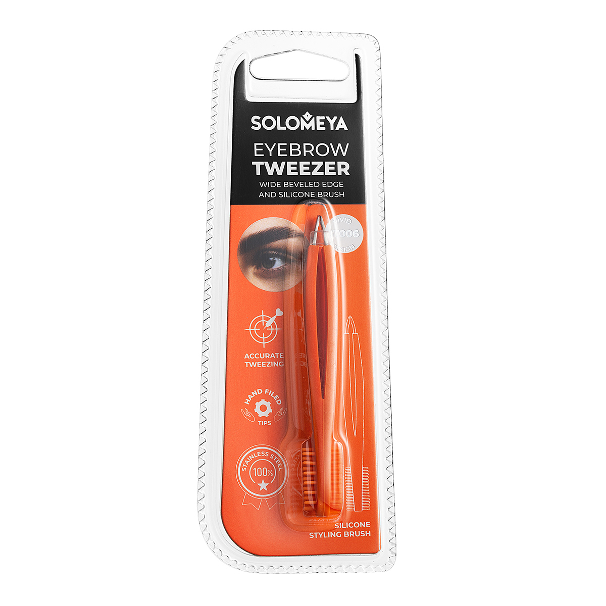 Пинцет SOLOMEYA 1 предм. - фото 1