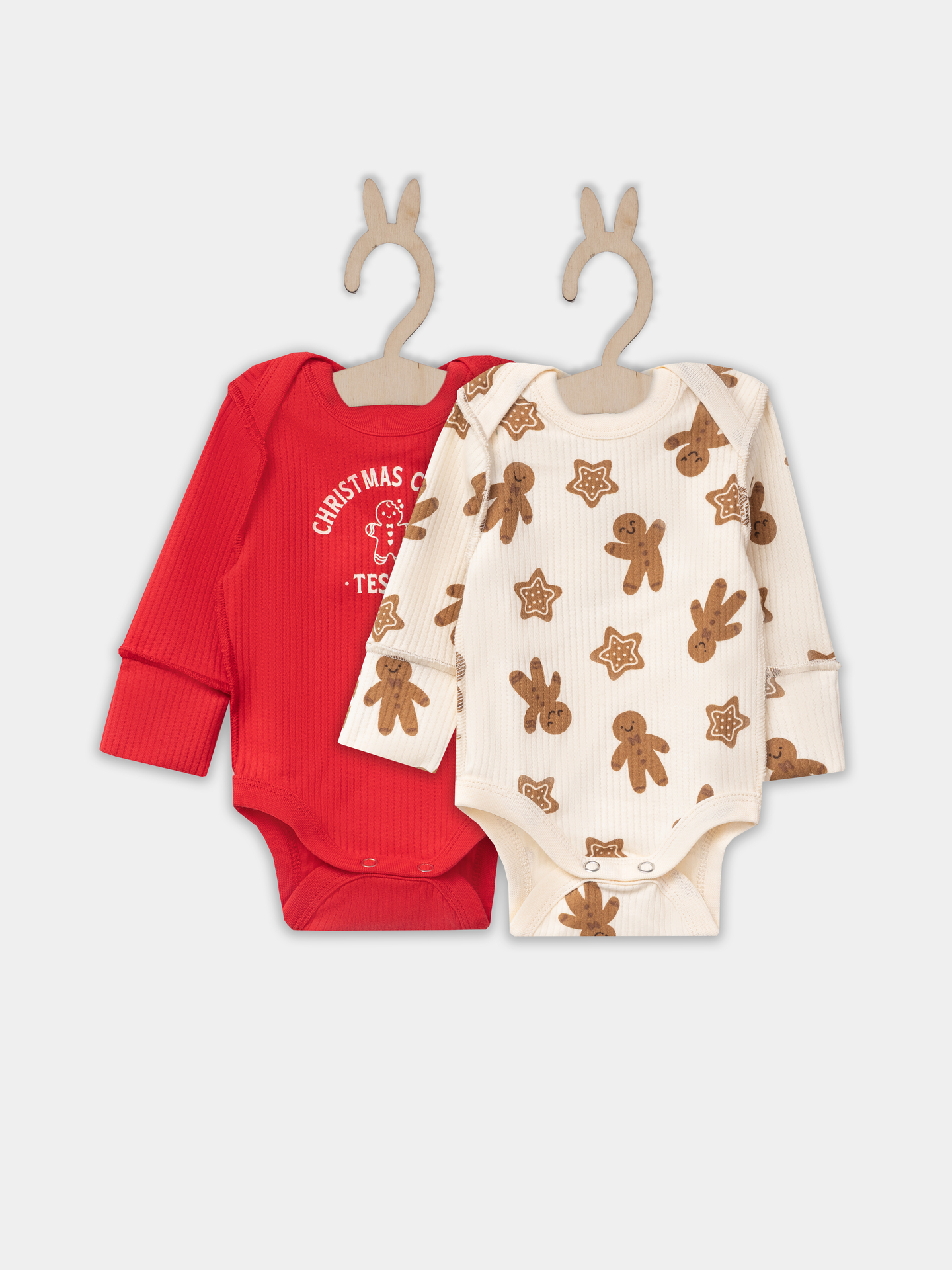 Боди 2 шт Mark Formelle (Марк Формэль) 13018-1-2/огненный красный +печеньки на сл.масле - фото 2