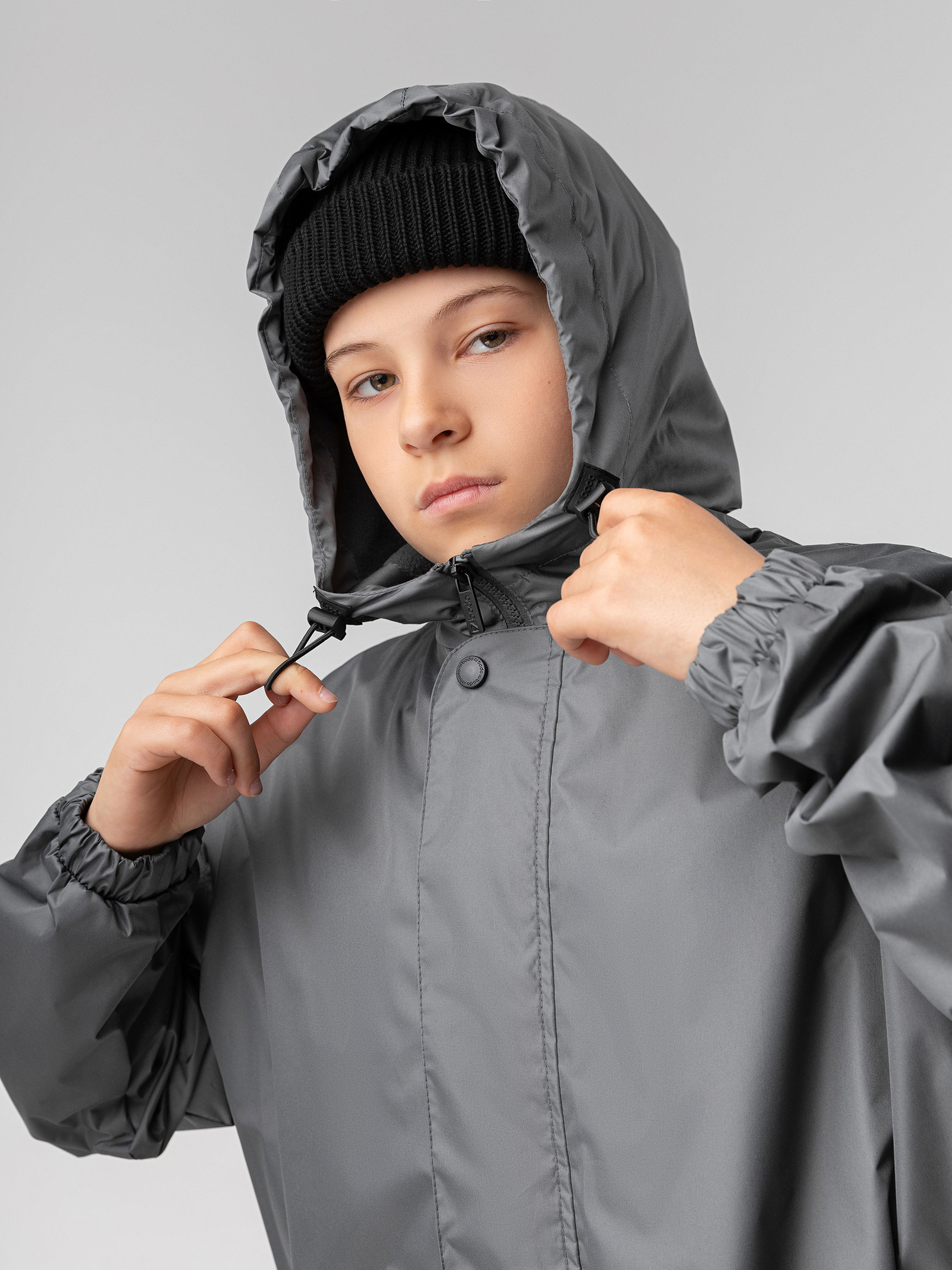 Плащ Bodo 49-8U_темно-серый - фото 8