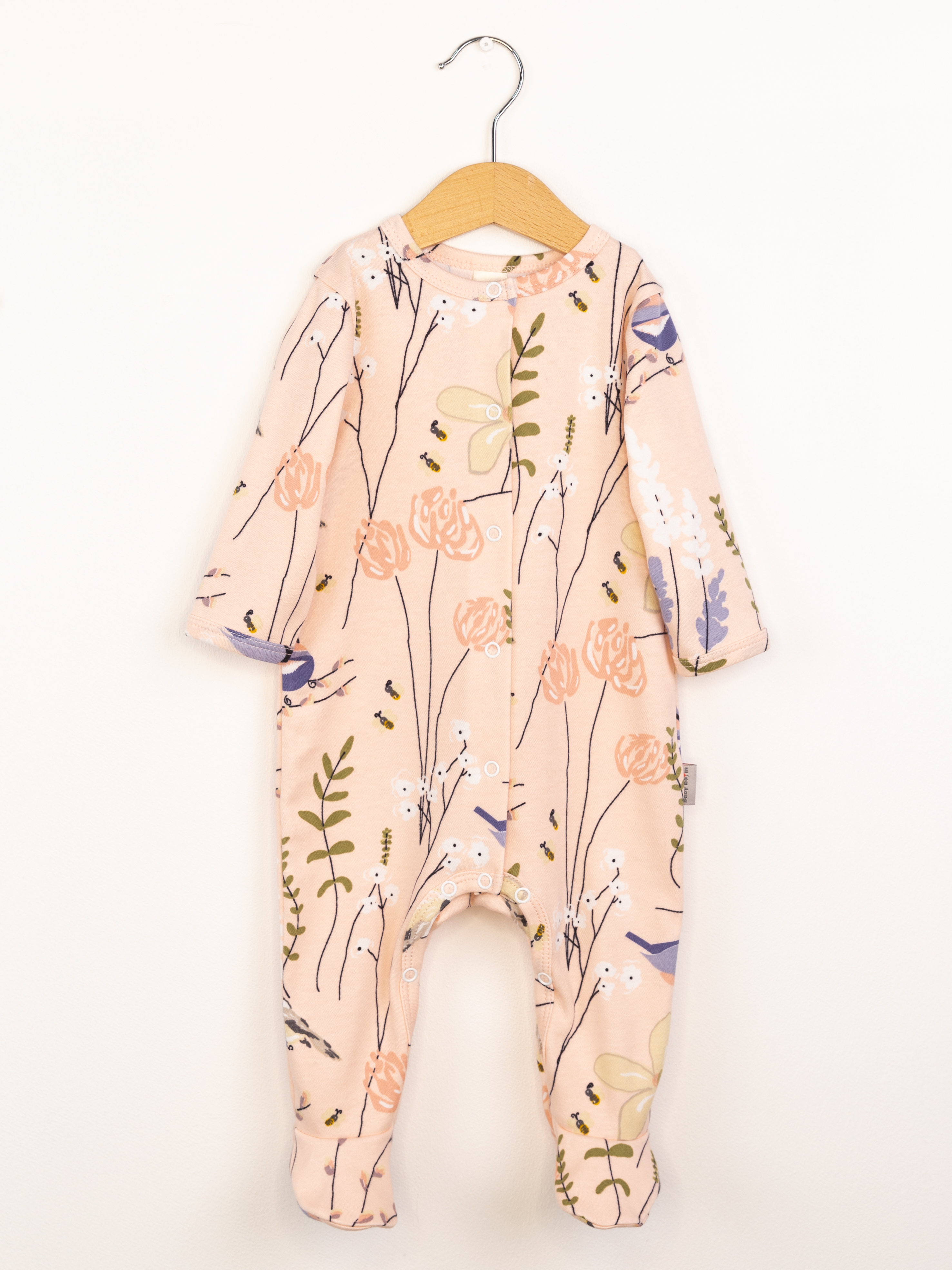 Комбинезон Baby boom К270/10013 Комбинезон птички на розовом - фото 1