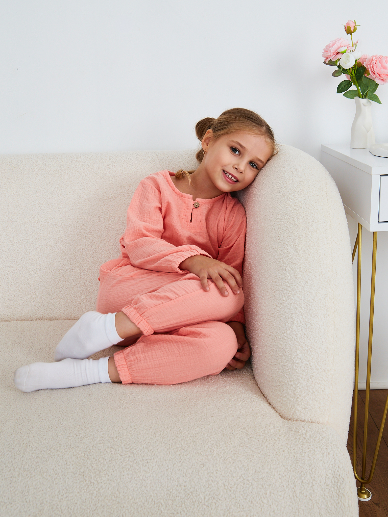 Костюм MOUN Костюм_муслин_персик - фото 19