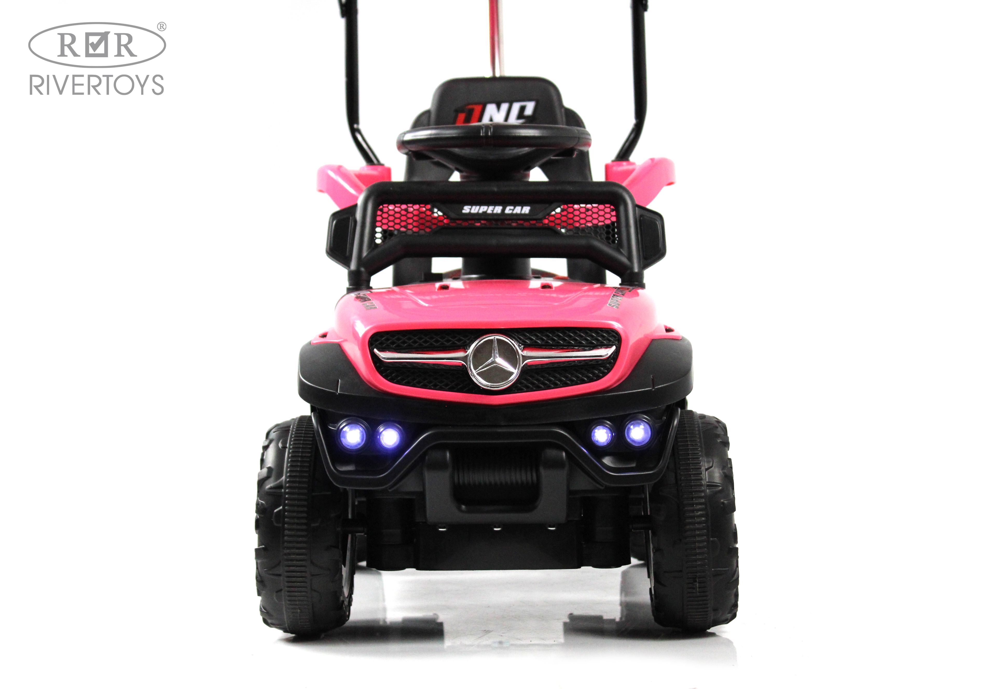 Электромобиль RIVERTOYS G005GG-PINK С пультом ДУ - фото 8