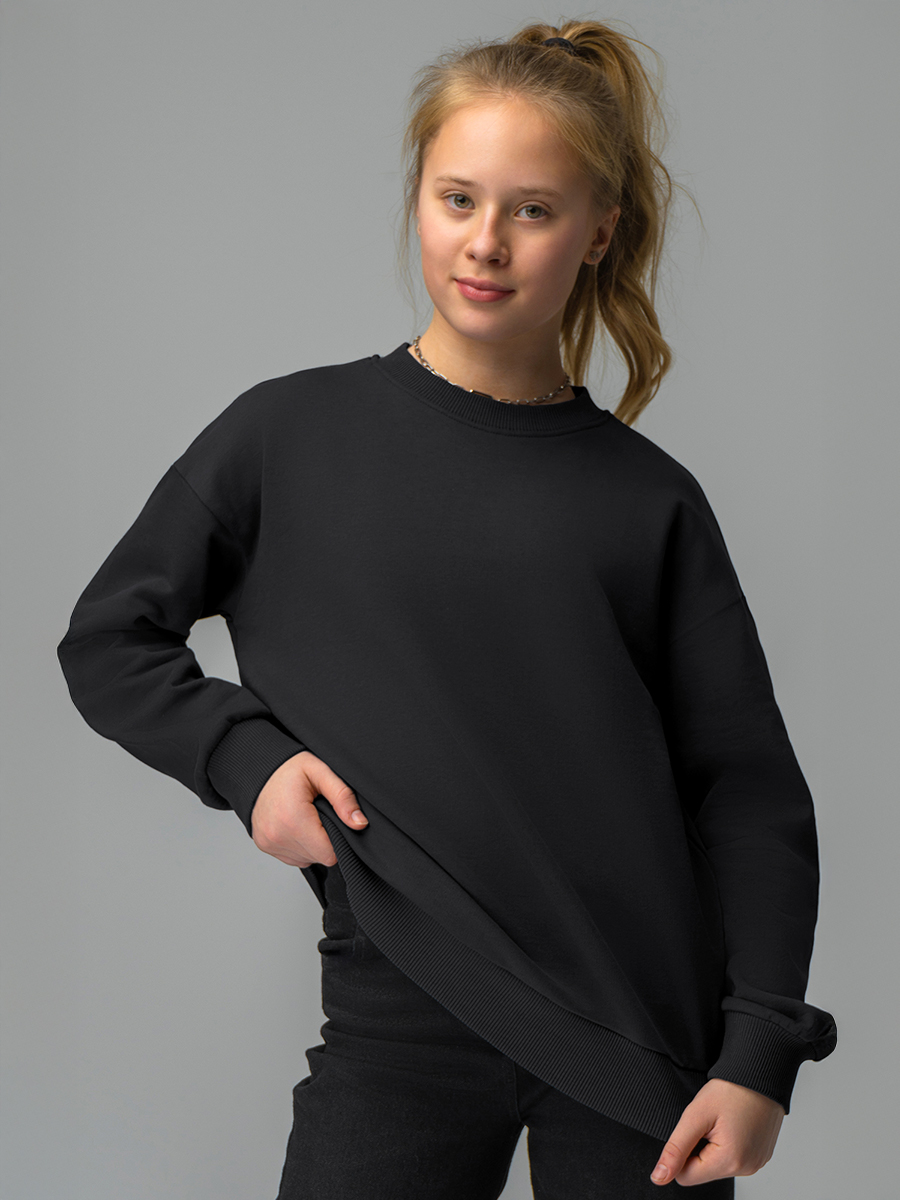 Свитшот HappyFox HF00851черный - фото 14