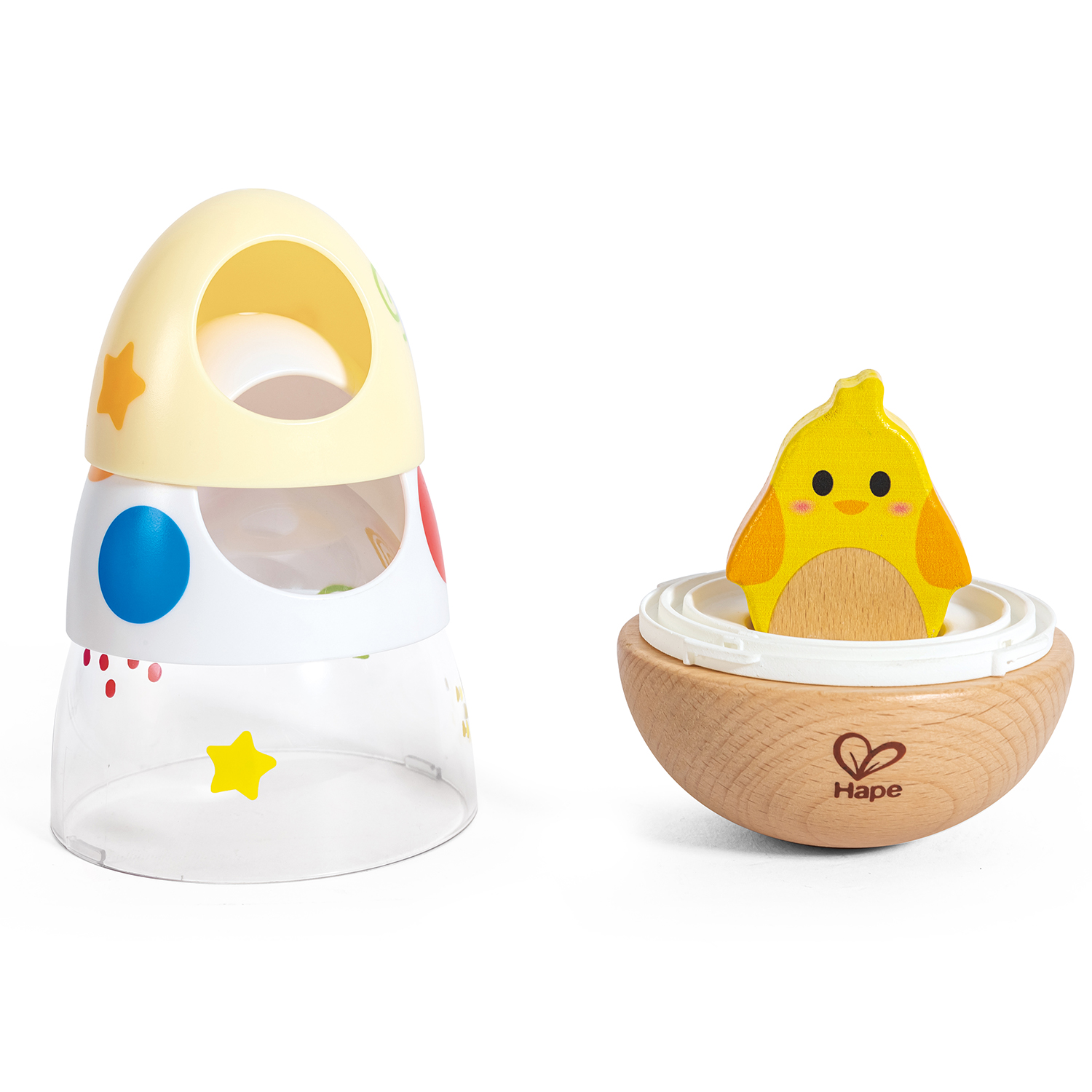 Игрушка Hape неваляшка Домик для цыпленка - фото 3