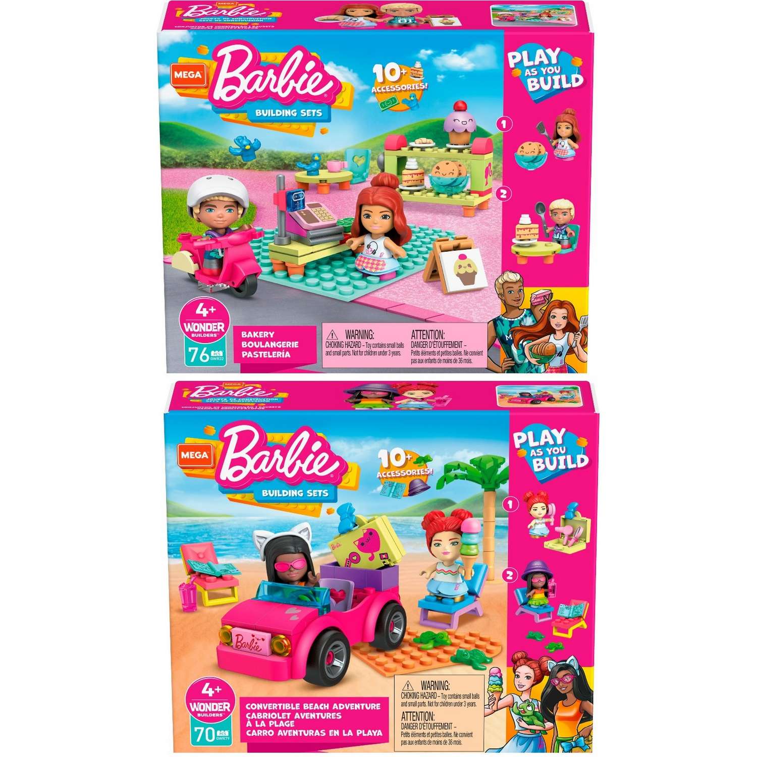 Конструктор Mega Construx Barbie Дорожное путешествие в ассортименте - фото 2