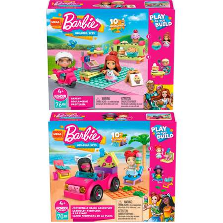 Конструктор Mega Construx Barbie Дорожное путешествие в ассортименте