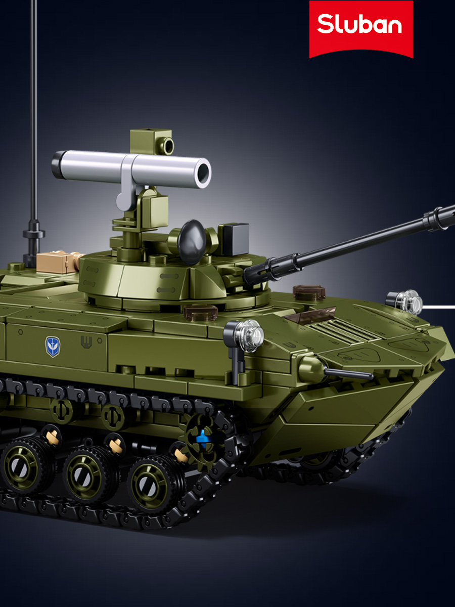 Конструктор SLUBAN Армия 530 дет. - фото 3