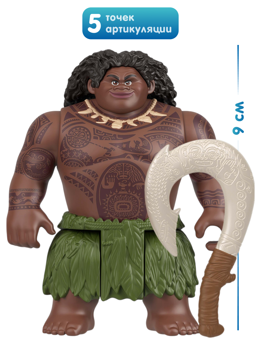 Кукла мини Disney JDD45 фигурка Моана и Мауи высота 9 см JDD45 - фото 3