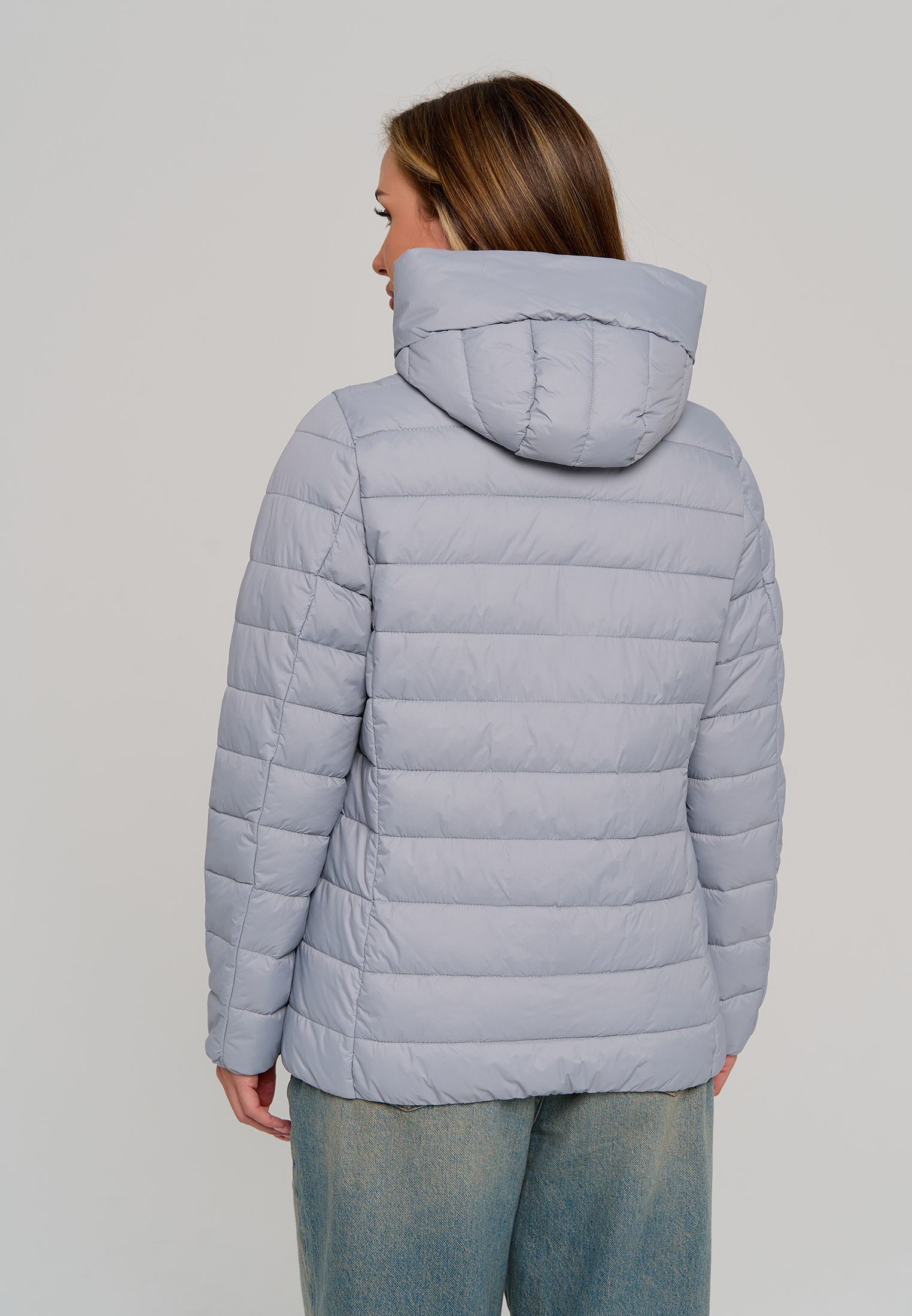 Куртка Stylish AMADEO AJ-8507-светло-серый - фото 3