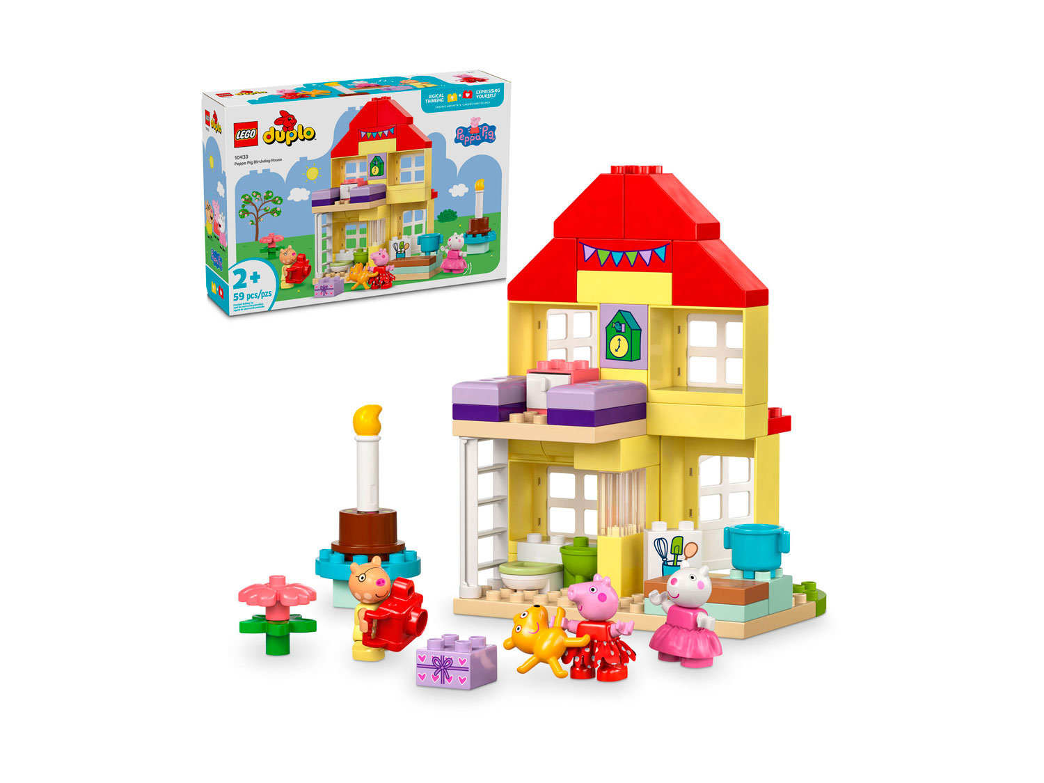 Конструктор LEGO DUPLO Свинка Пеппа: день рождения 59 дет. - фото 2