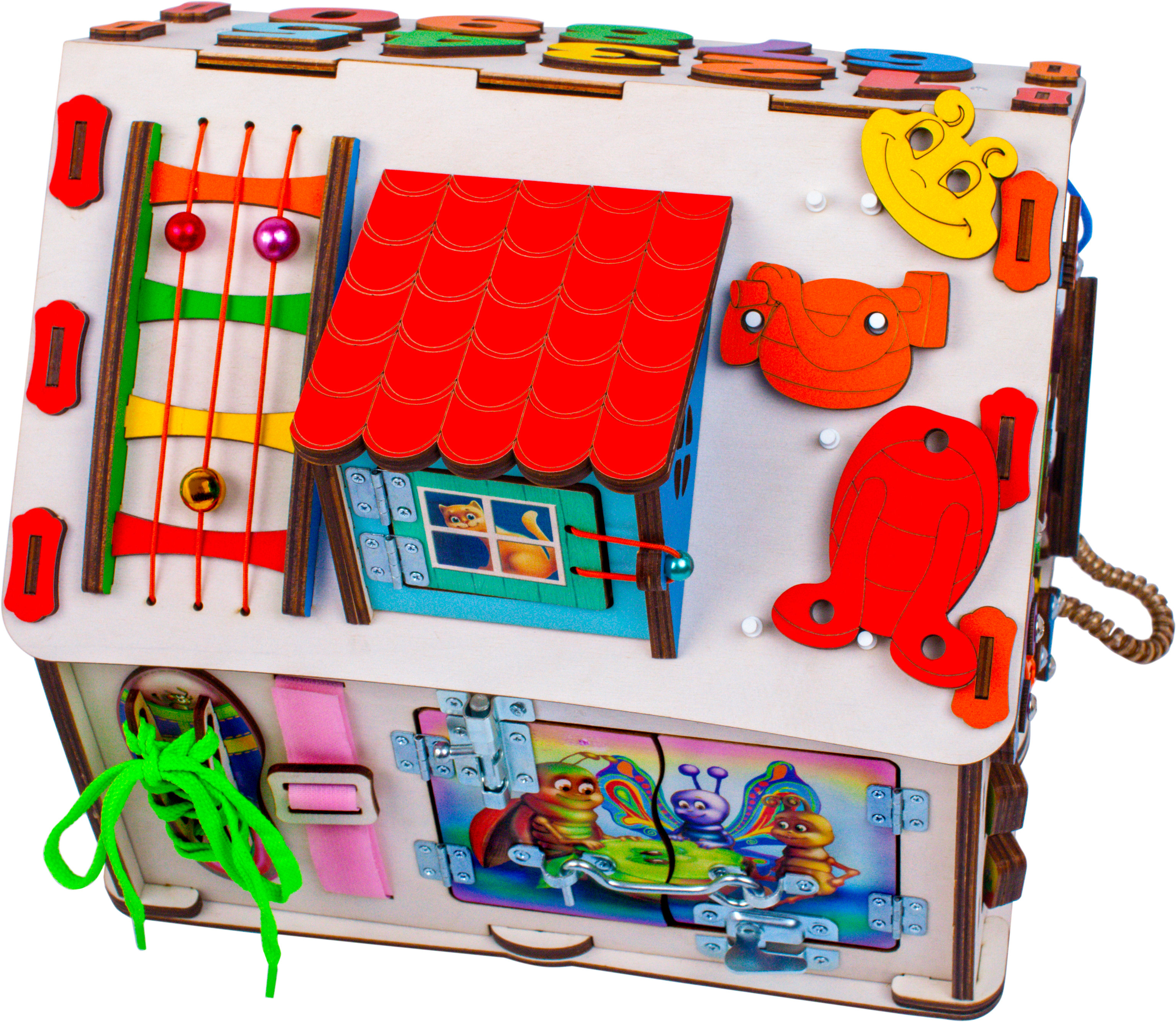 Игрушка Jolly Kids бизиборд Букашки - фото 9