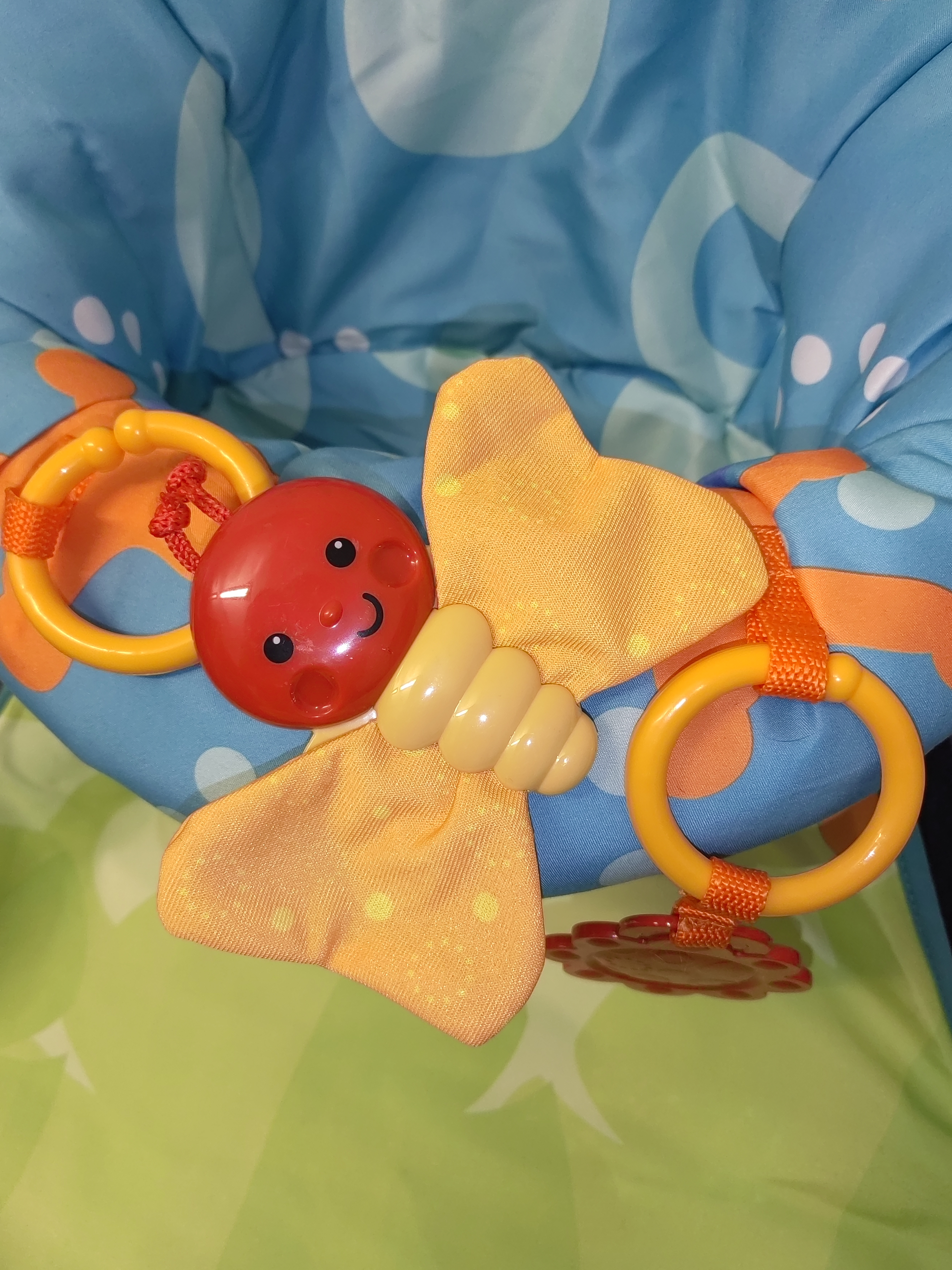Стульчик для кормления SHARKTOYS Лягушка с погремушками классический - фото 5