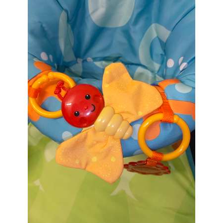 Стульчик для кормления SHARKTOYS Лягушка с погремушками классический