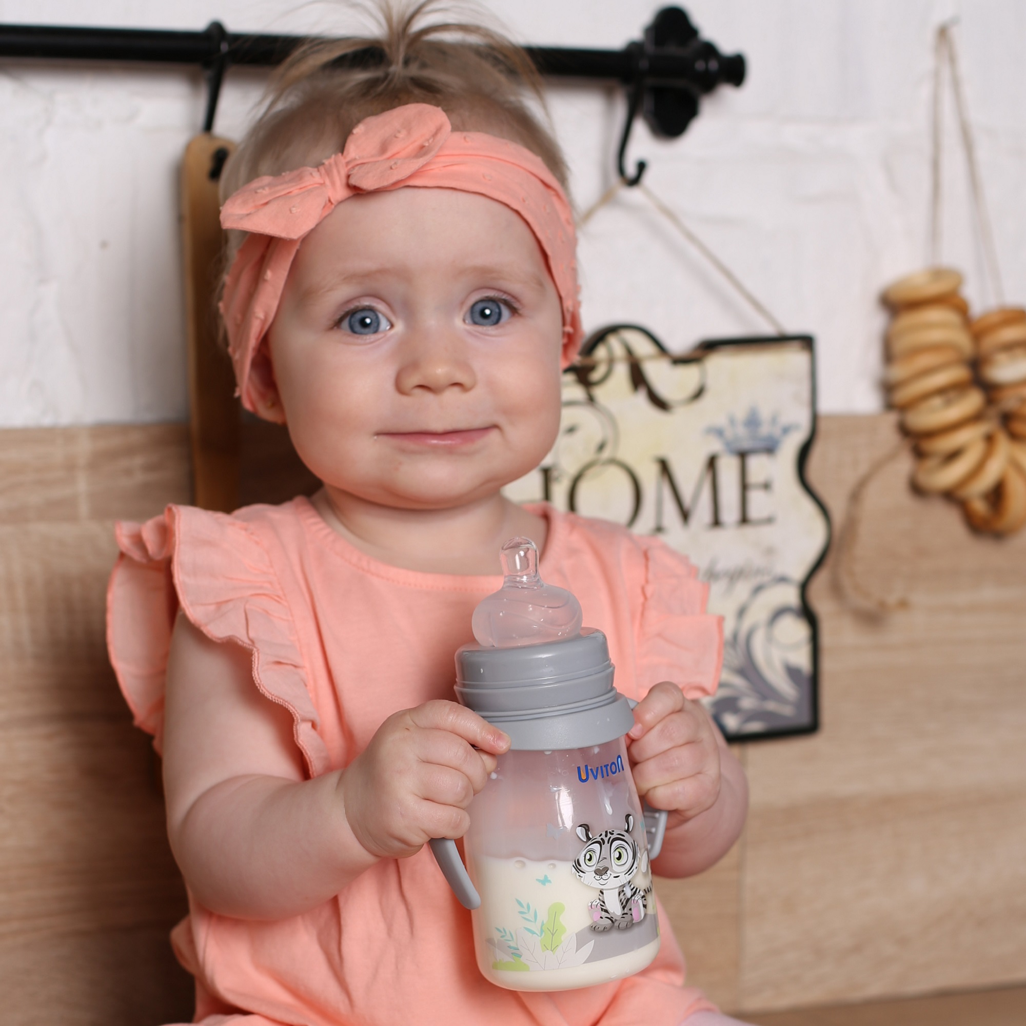 Бутылочка Uviton Anti-Colic 250 мл 1 шт. в ассортименте - фото 20