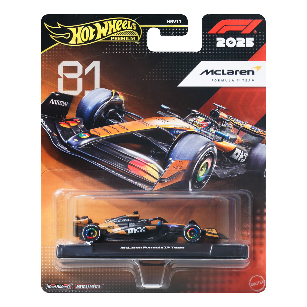 Болид Hot Wheels Premium Formula 1 JKD81 1:64 JKD81 - фото 2