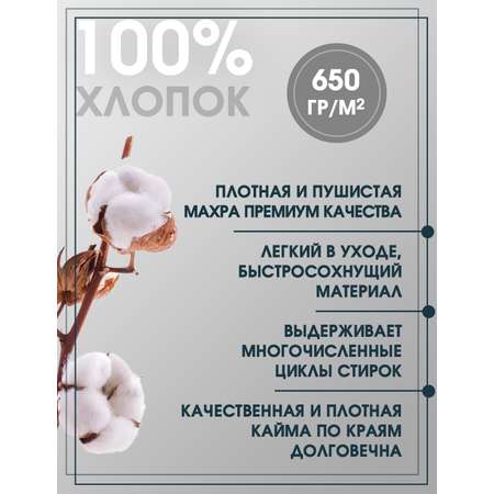 Полотенце для ног Frutto Rosso коврик для ног 50*70