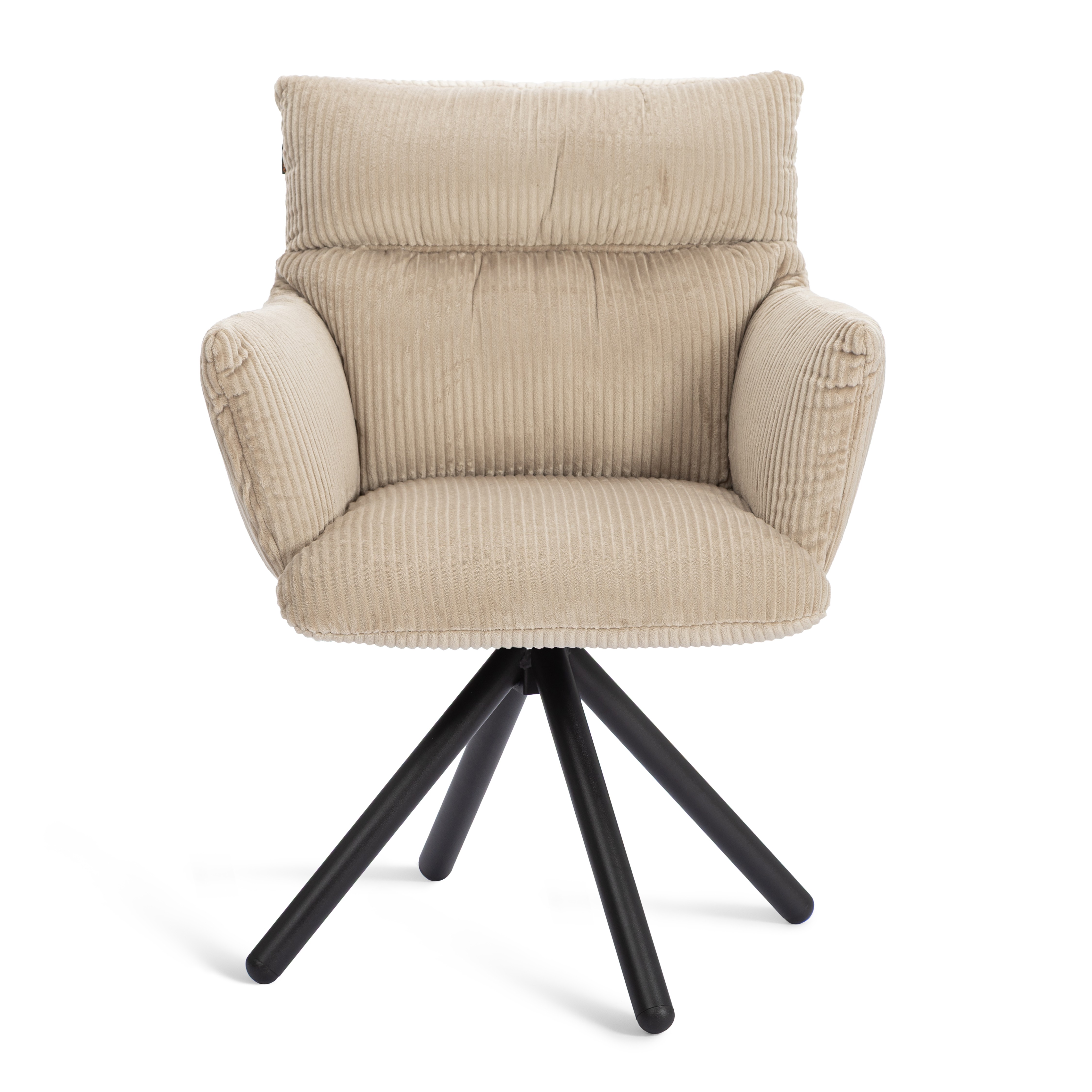 Стул TETCHAIR Флаффи вельвет бежевый - фото 6