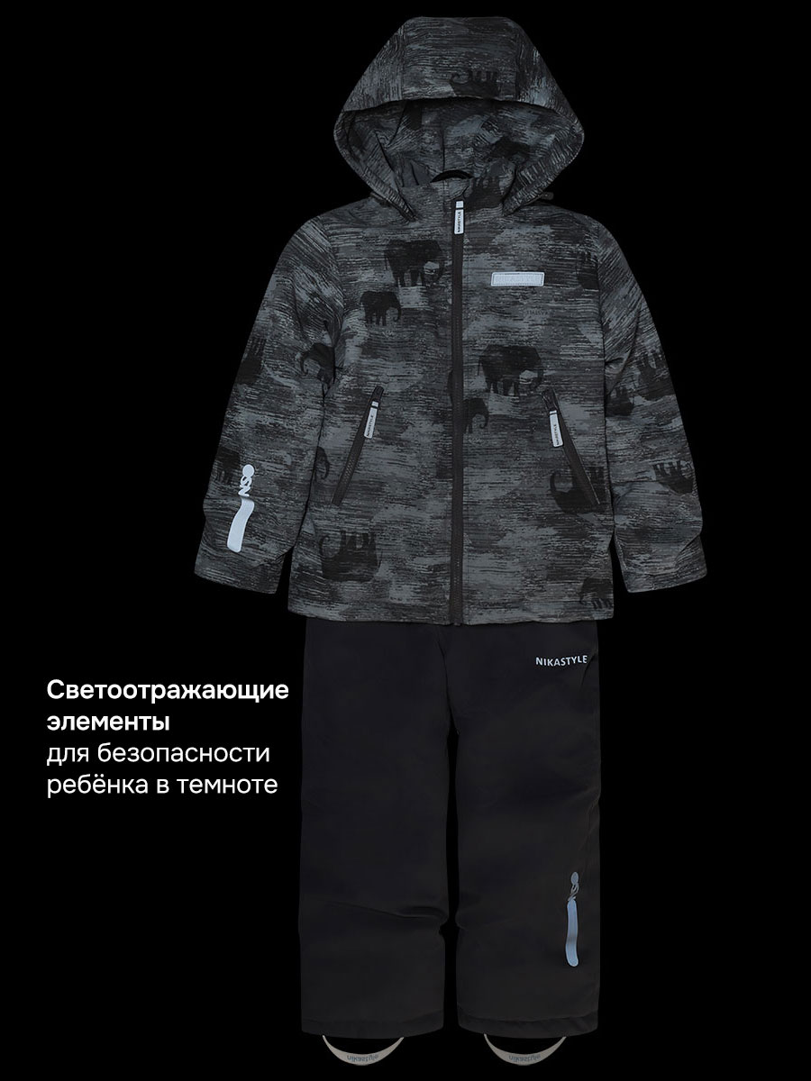 Костюм NIKASTYLE 7м1526 орех/асфальт - фото 12