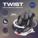 Автокресло Rant Basic Twist Grey Isofix 0+/1/2/3 (0-36 кг)