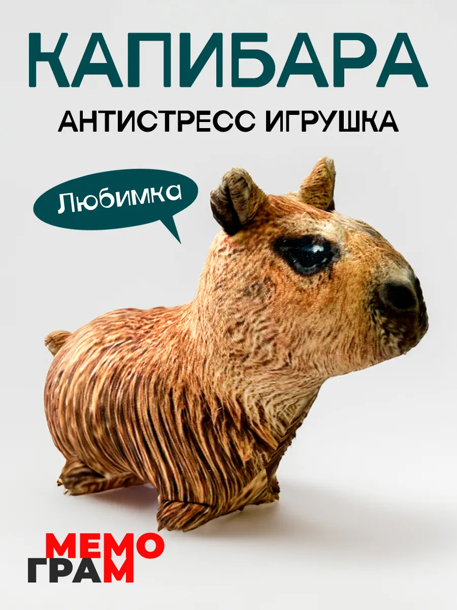 Мягкая игрушка Мемограм Капибара - фото 1