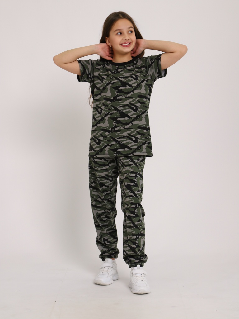 Костюм ЛАДОШКИ Комплект Сафари зеленый - фото 1