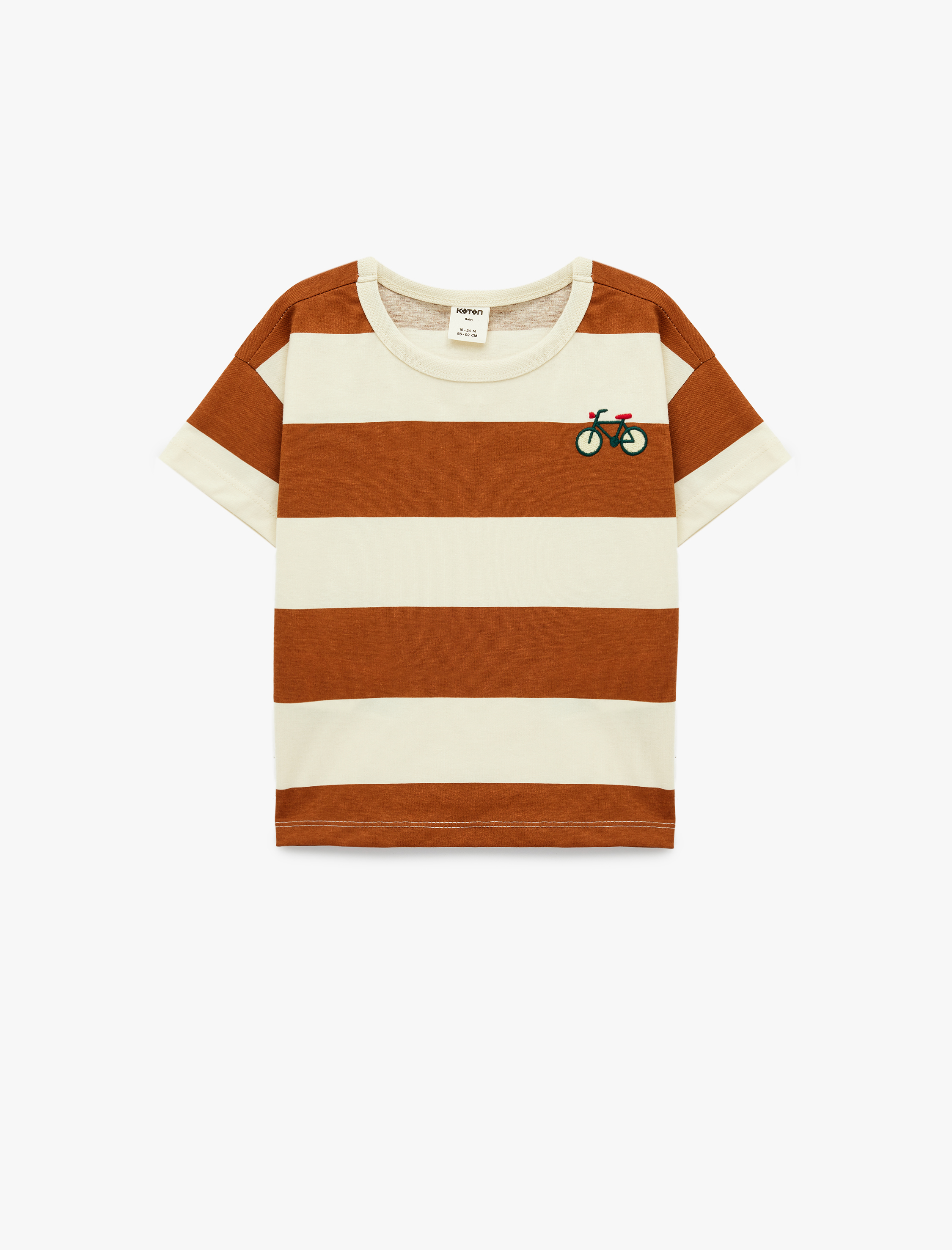 Футболка KOTON 6SMB10056TK2S0 - фото 1