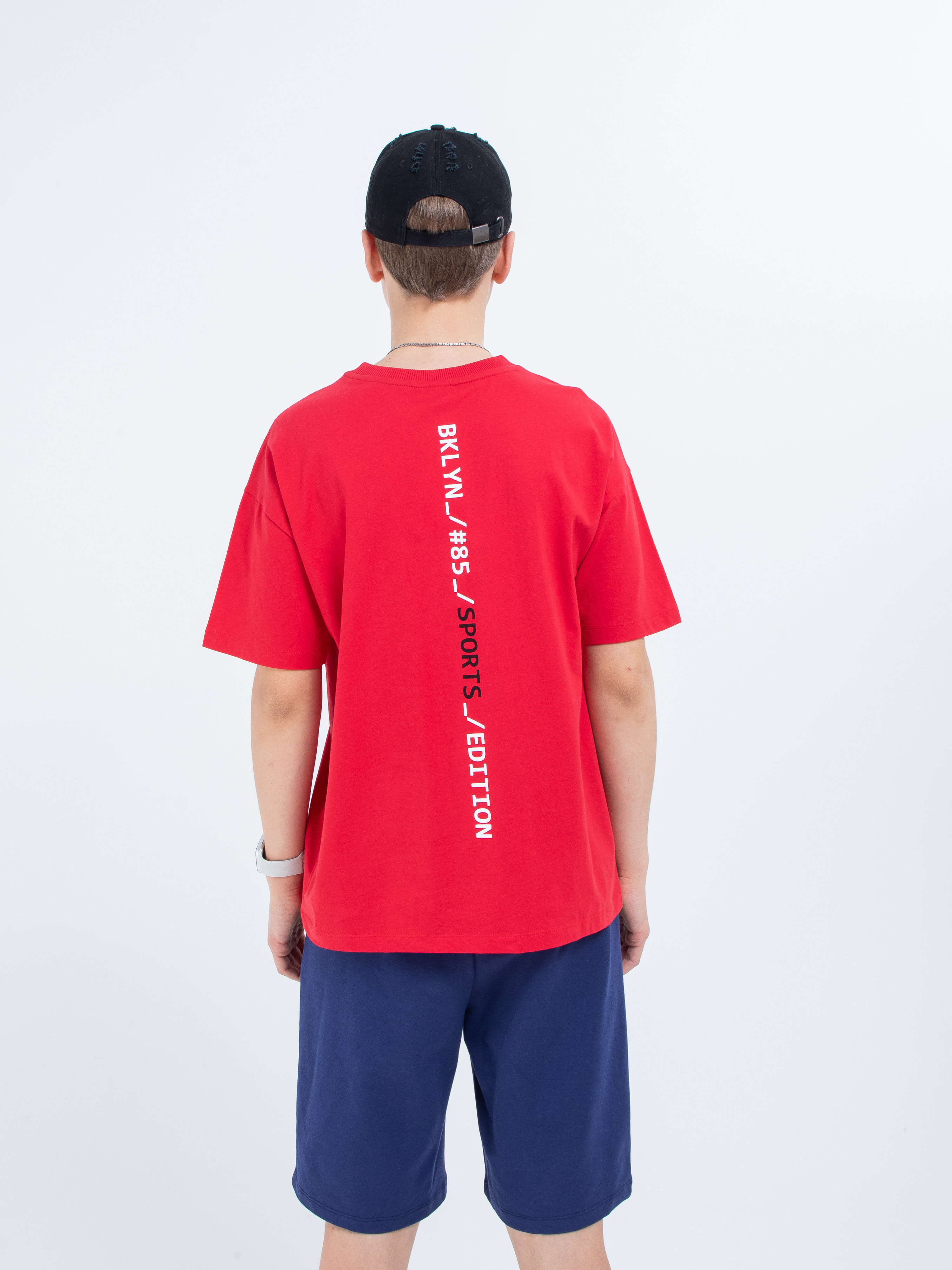 Футболка STELLA MODA 11213_красный - фото 3