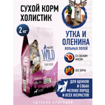 Корм для собак и щенков мелких сухой Prime WILD беззерновой на утке с олениной 2кг