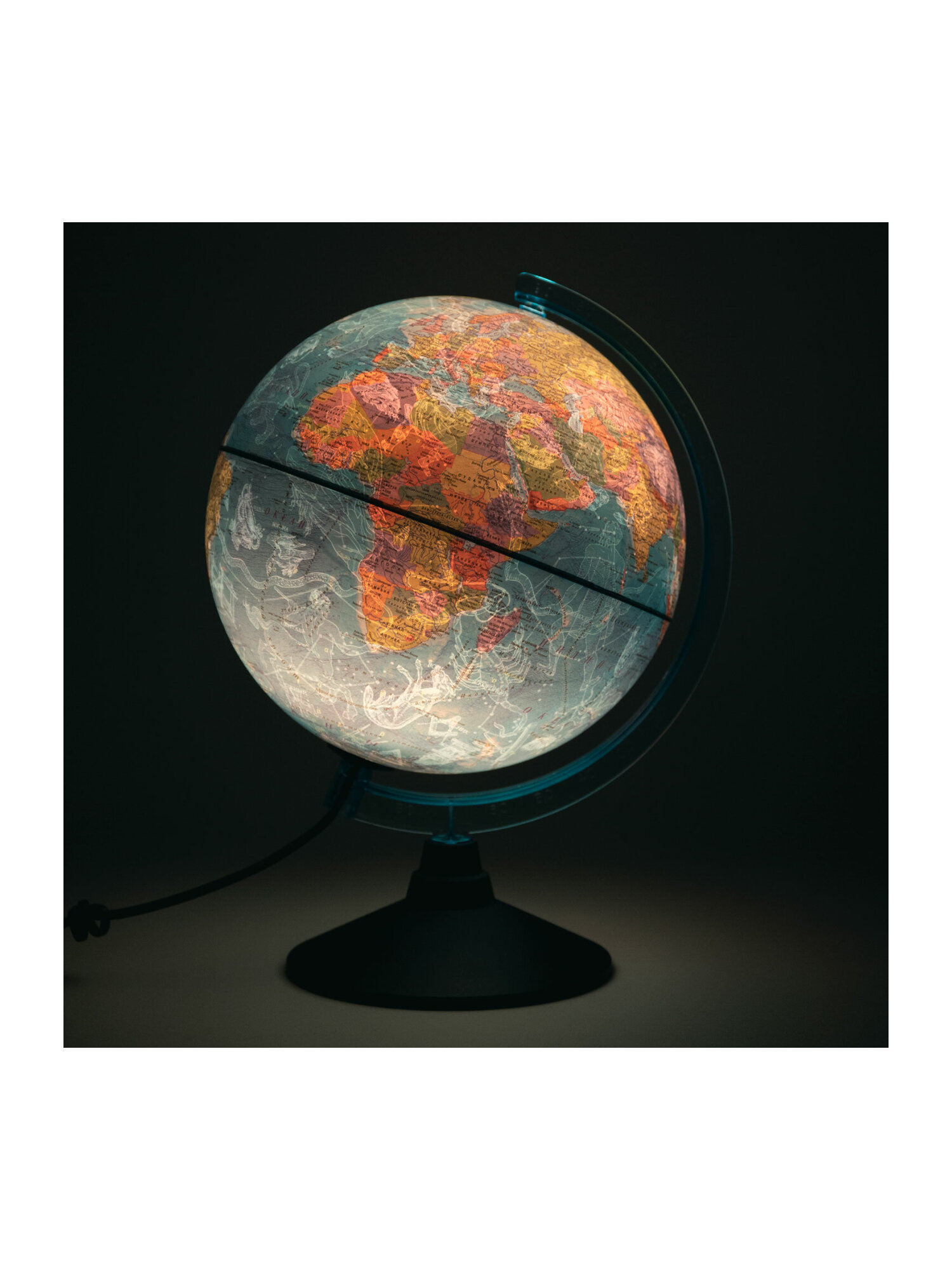 Глобус Globen интерактивный политический звездного неба с подсветкой и VR очками 25 см - фото 18