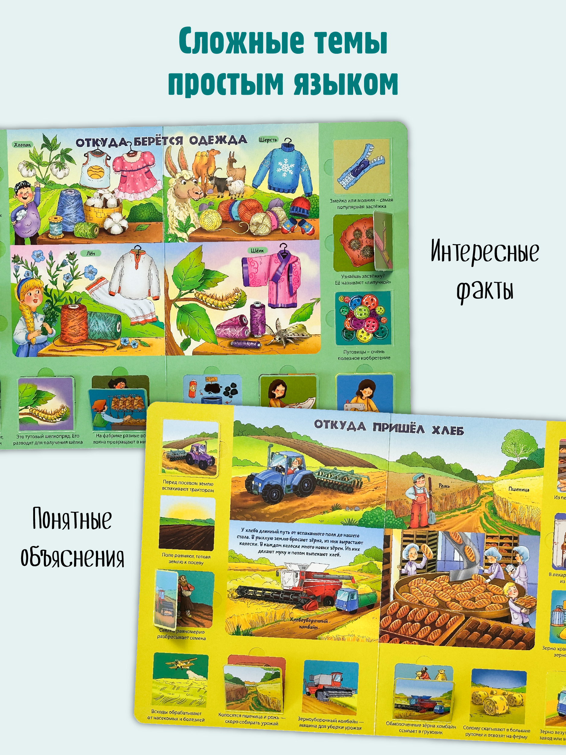 Энциклопедия с окошками БимБиМон Книга детская Виммельбух - фото 3